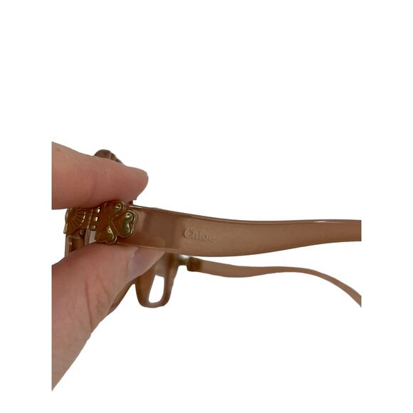 Chloe Womens Sunglasses Square Oversized Nude Gradient Lens Non Polarized CE746S - Picture 5 of 10